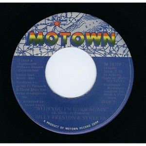Billy Preston ‎& Syreeta 45 With You I'm Born Again/All I Wanted Was You VG+